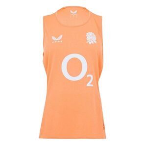 Castore Womens/Ladies England Red Roses Sleeveless Rugby Tank Top / Melon
